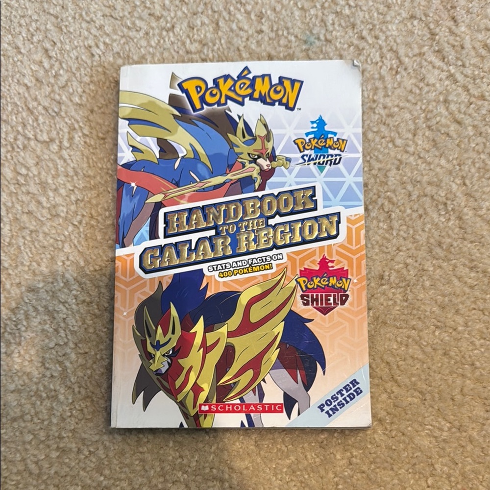 Pokemon handbook to the galar region book